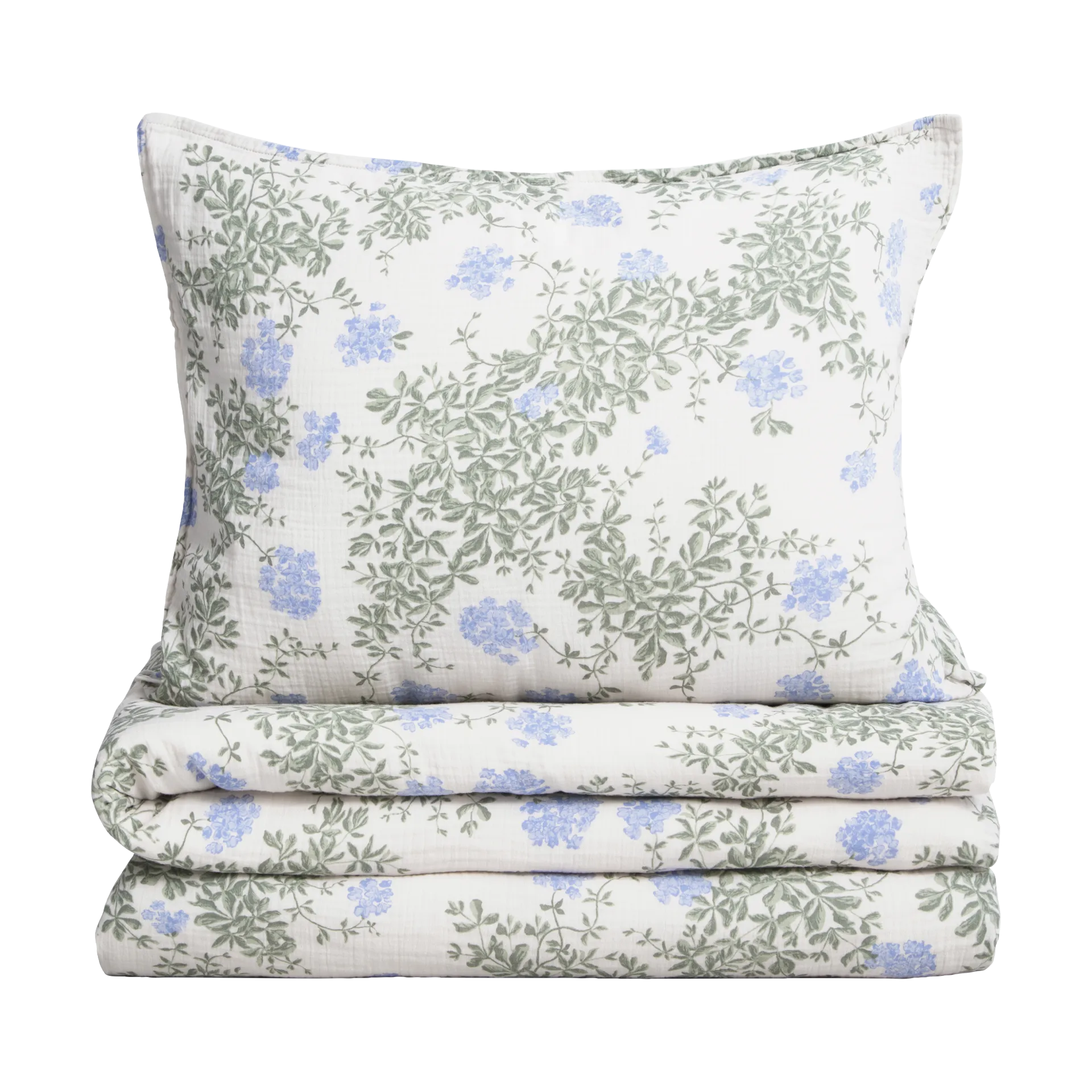 Plumbago Muslin bäddset, 150x210 cm/50x60 cm Garbo&Friends