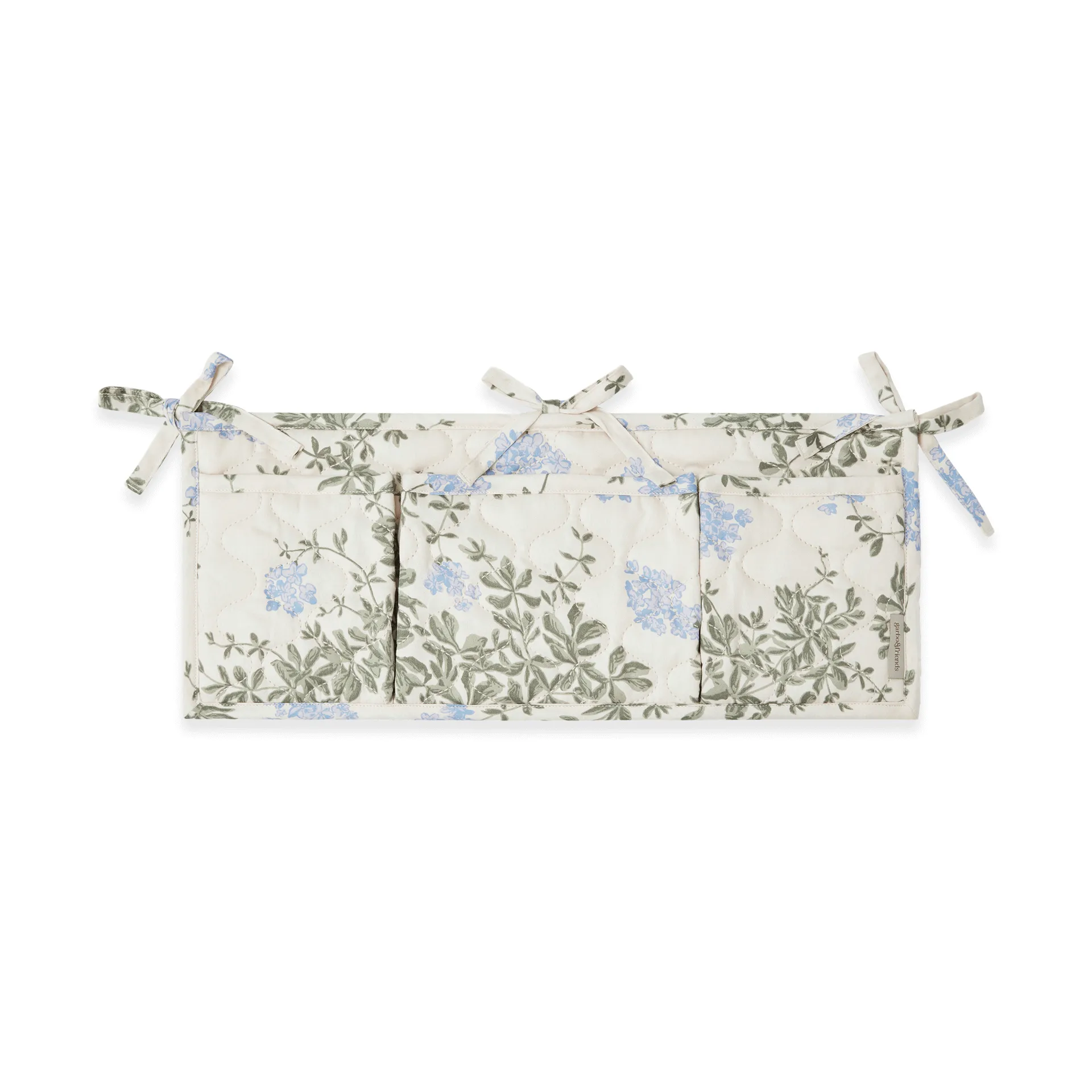 Plumbago satin quiltad sängficka, 43x18cm Garbo&Friends