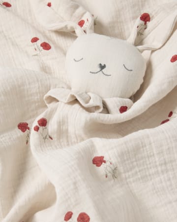 Poppy Muslin snuttefilt - 48x48 cm - Garbo&Friends