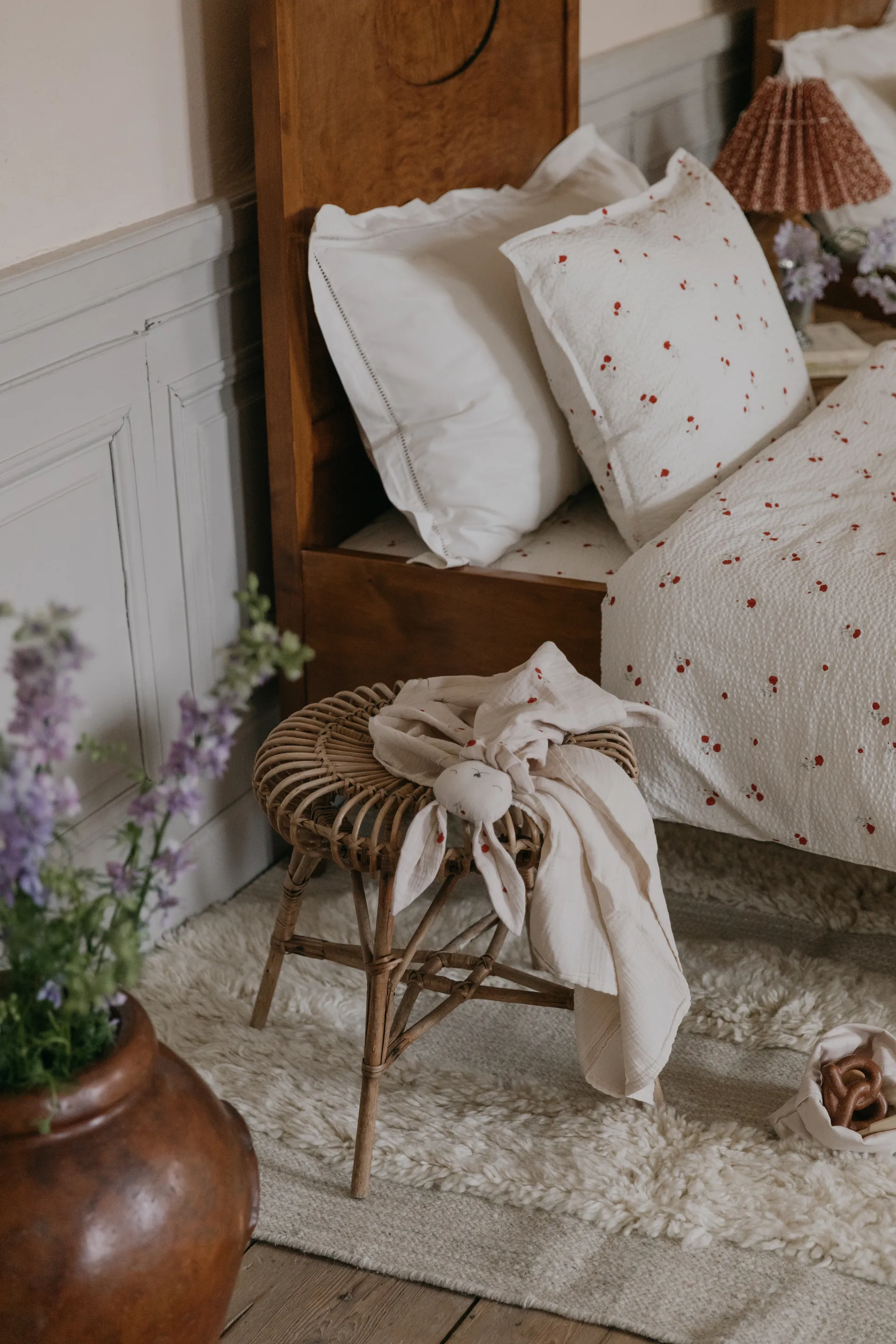 Poppy Muslin snuttefilt, 48x48 cm Garbo&Friends