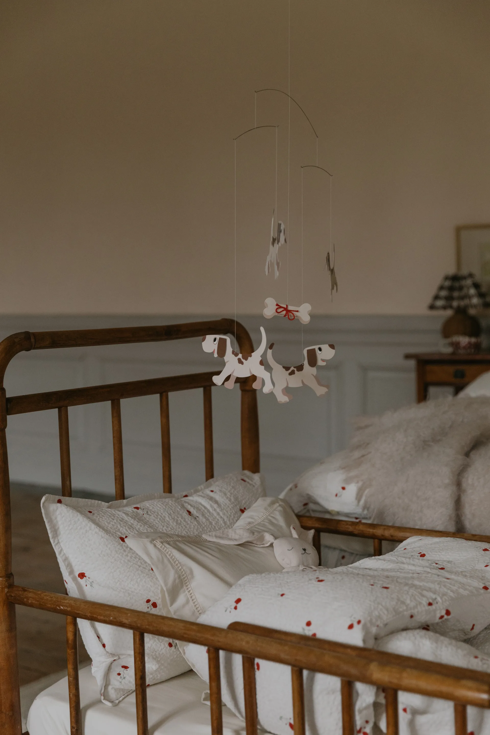 Poppy Seersucker bäddset junior, 100x130 cm/35x55 cm Garbo&Friends