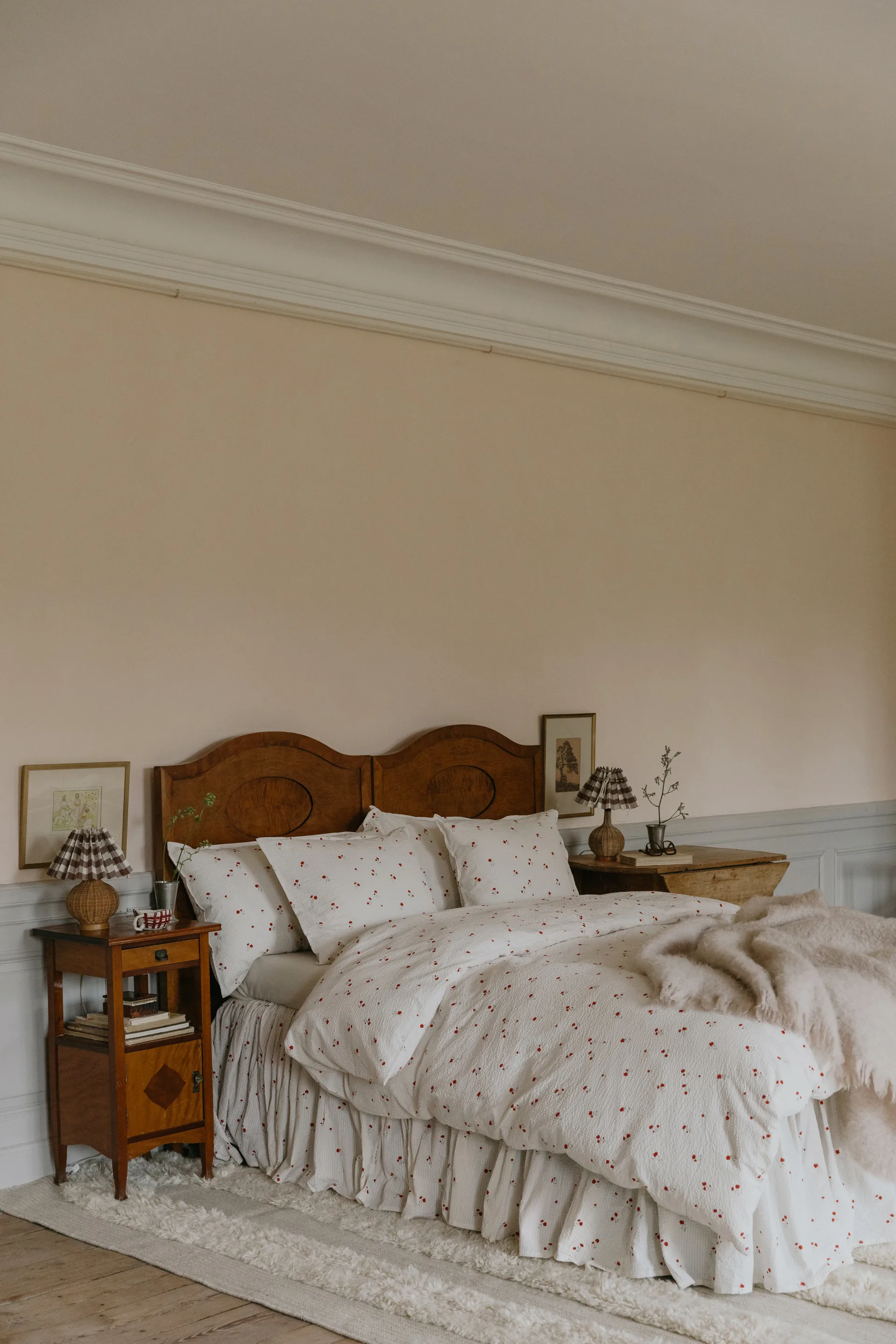 Poppy Seersucker sängkappa, 140x200x53 cm Garbo&Friends