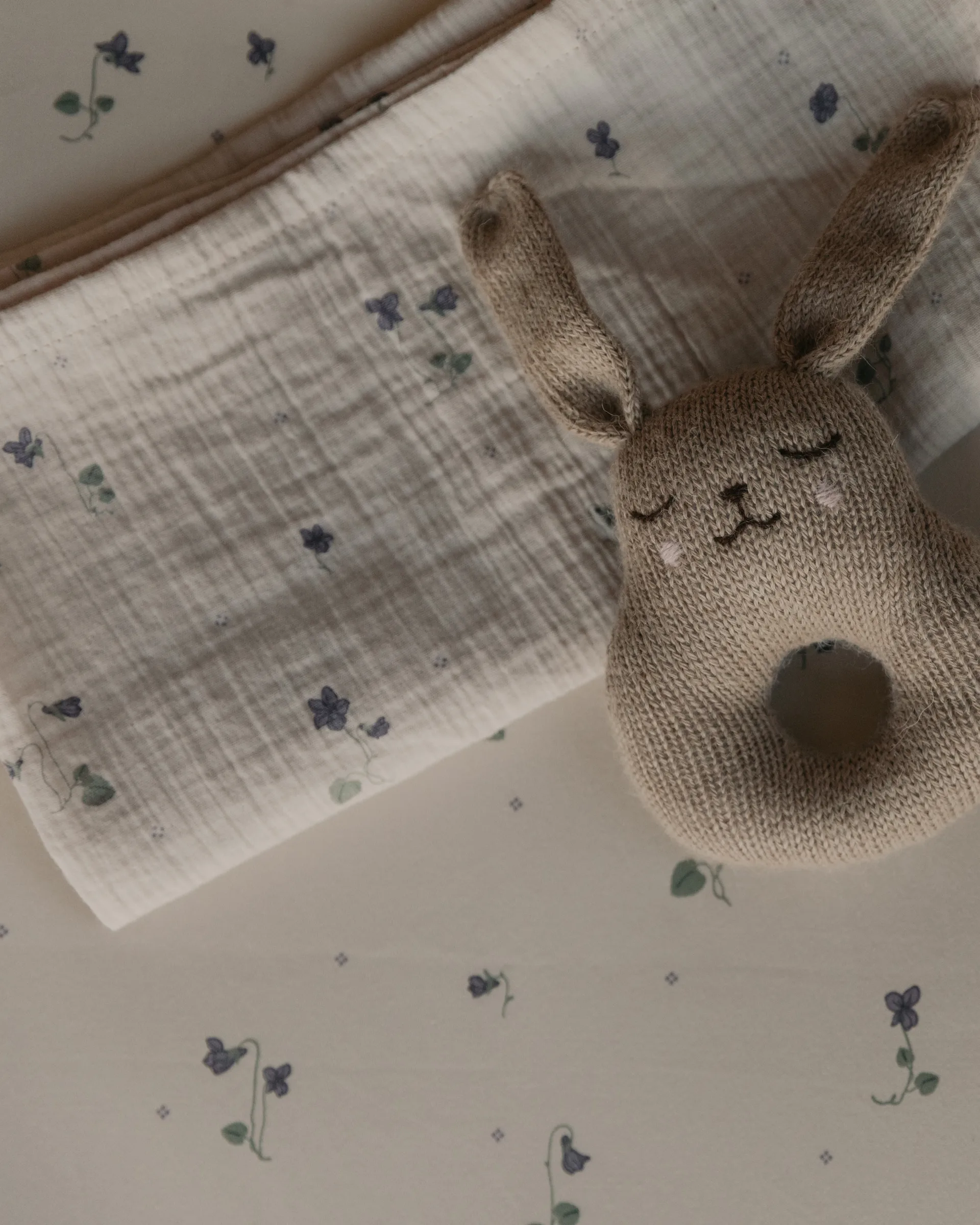 Viola Muslin filt liten 2 delar, 60x60 cm Garbo&Friends