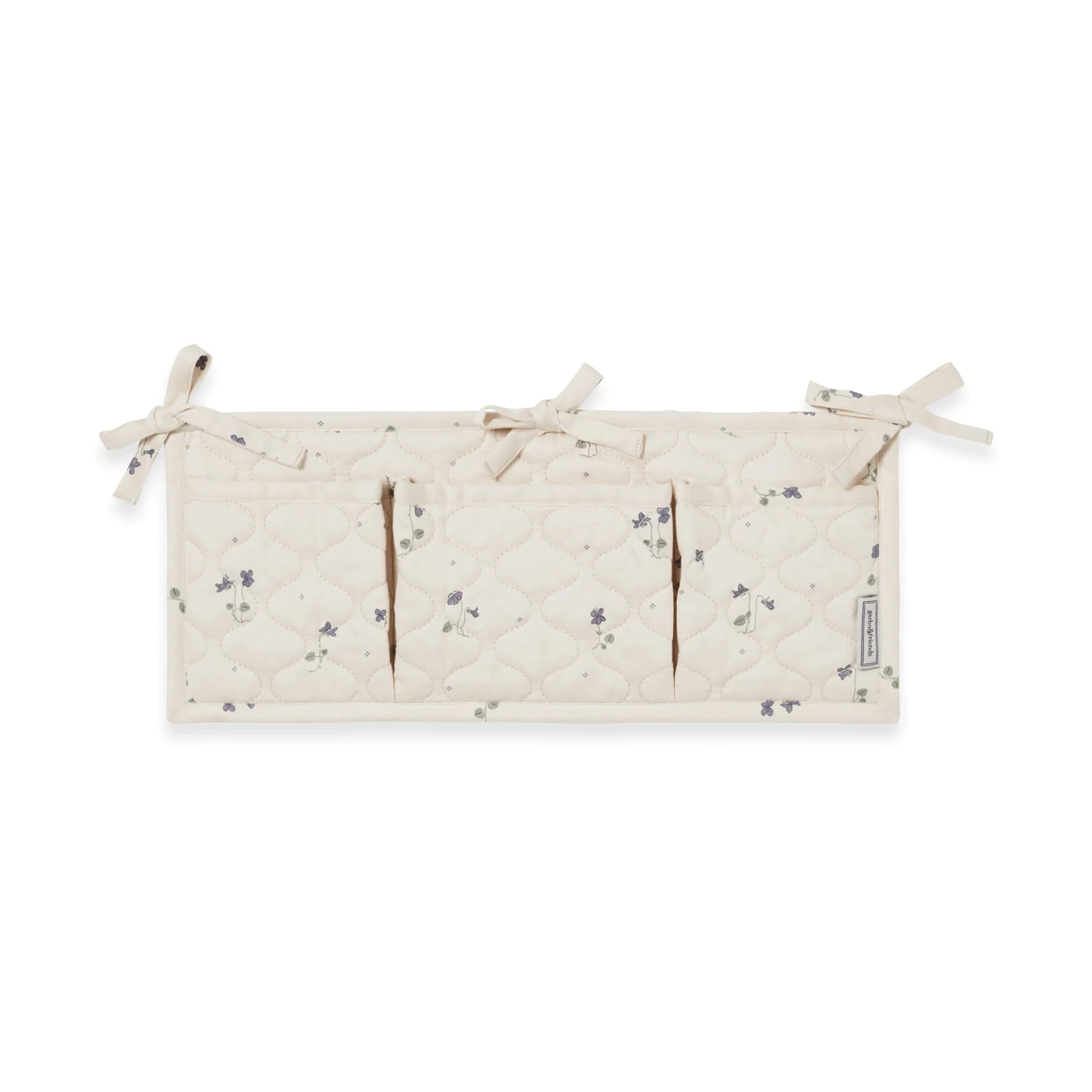 Viola Satin quiltad sängficka, 18x43 cm Garbo&Friends