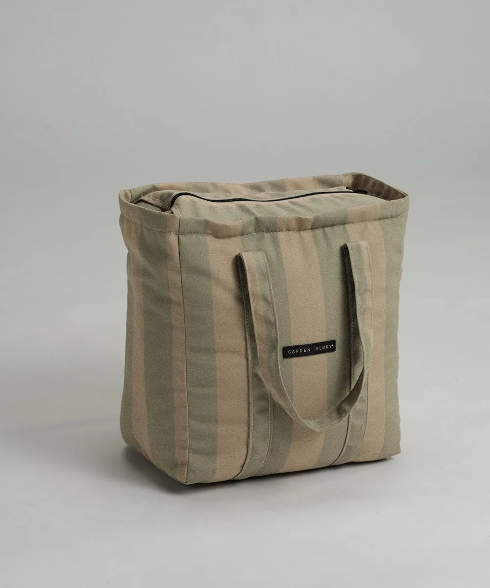 Garden Glory flytande solbädd, Eucalyptusgrön-beige, 85x168,5 cm Garden Glory