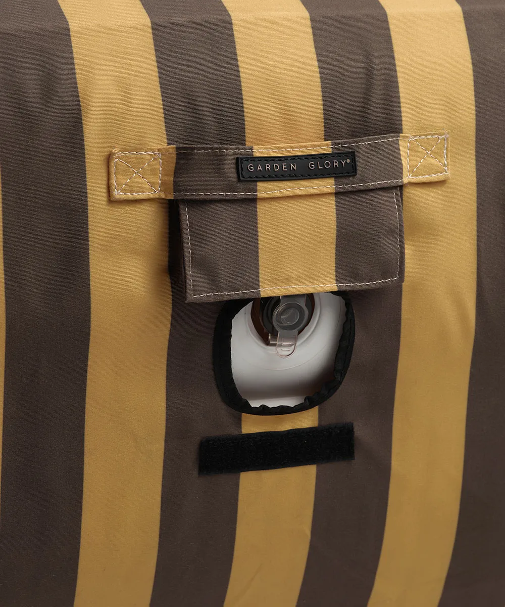 Garden Glory flytande solbädd, Saffransgul-brun, 85x168,5 cm Garden Glory