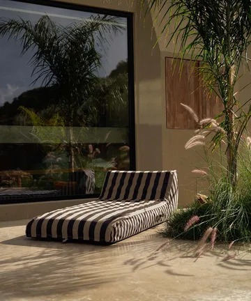 Garden Glory flytande solbädd - Svart-beige, 85x168,5 cm - Garden Glory