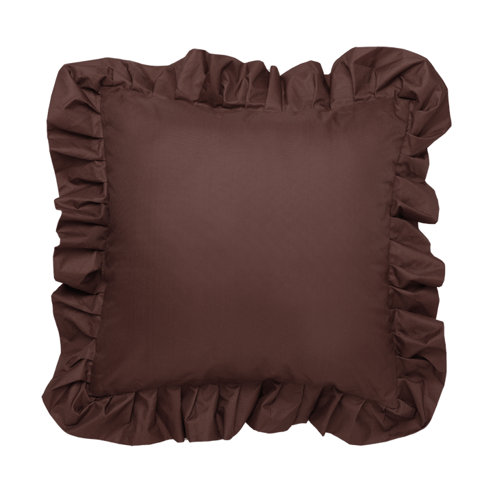 Garden Glory Outdoor kudde med volang 45x45 cm - Brown - Garden Glory