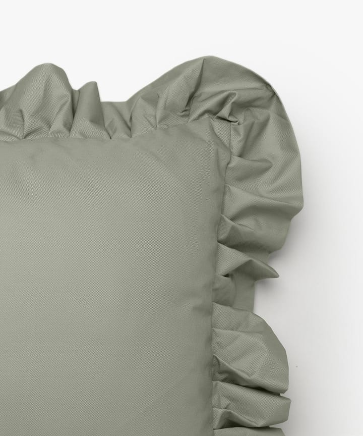 Garden Glory Outdoor kudde med volang 45x45 cm, Green Garden Glory