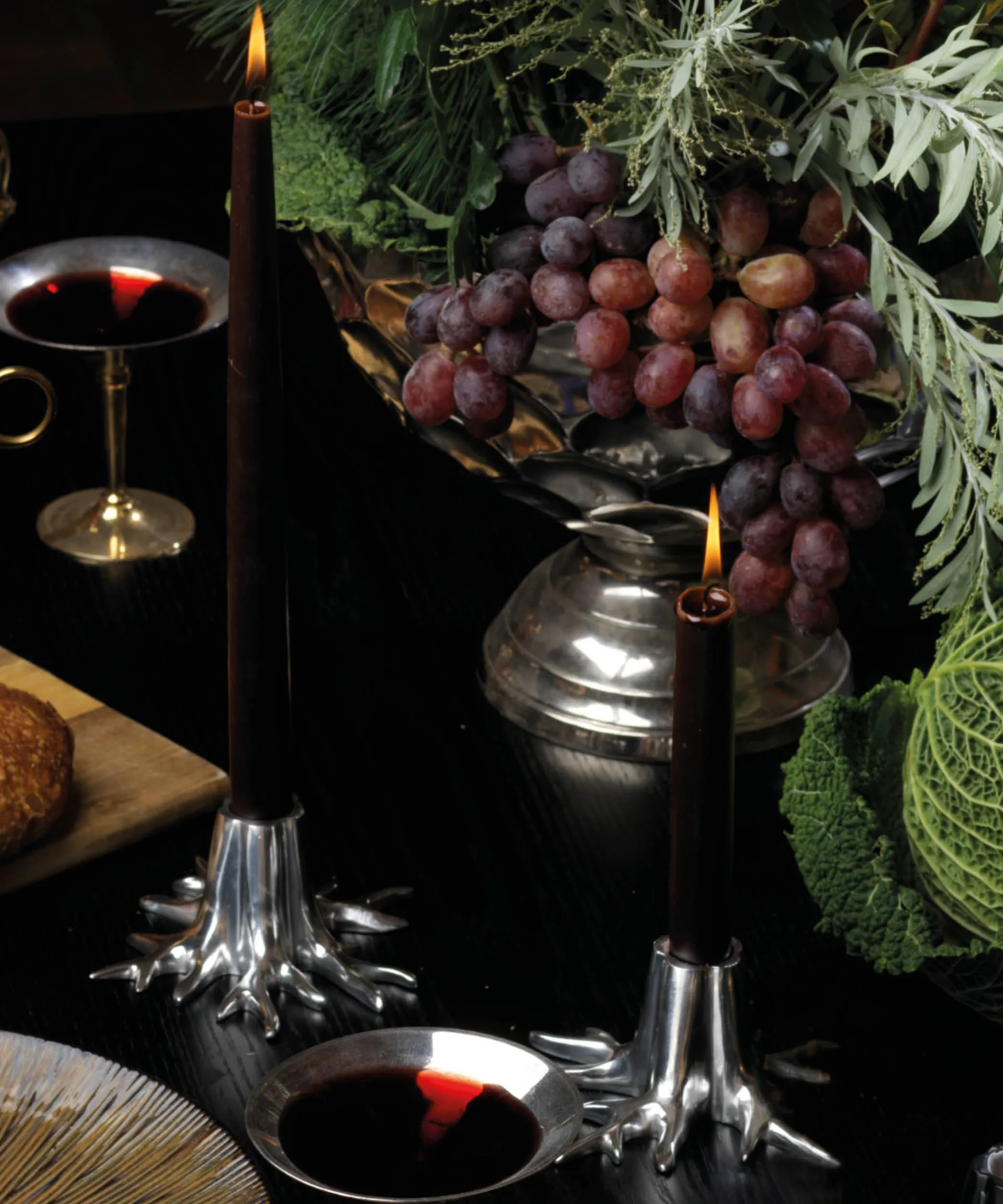 Garden Glory The Root ljusstake, Silver Garden Glory