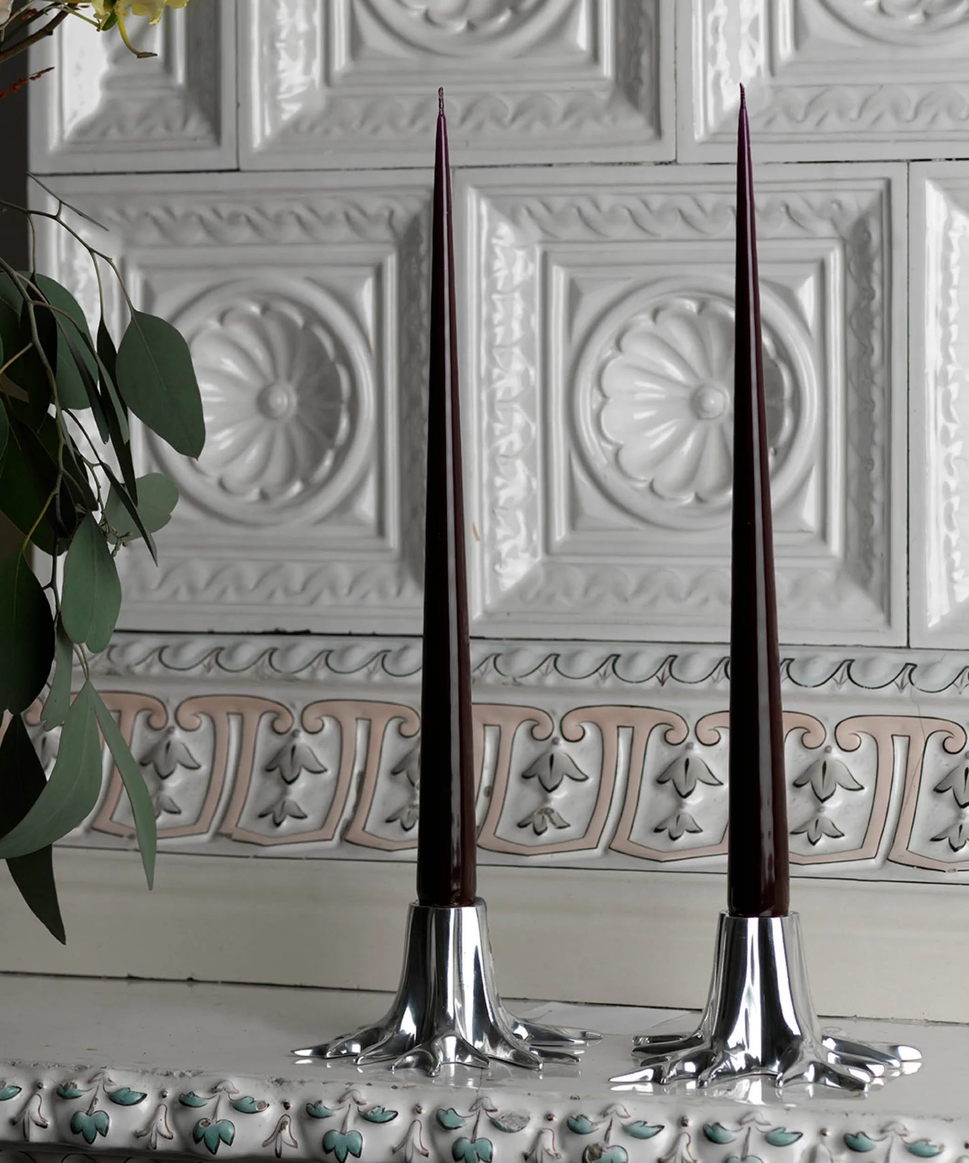 Garden Glory The Root ljusstake, Silver Garden Glory