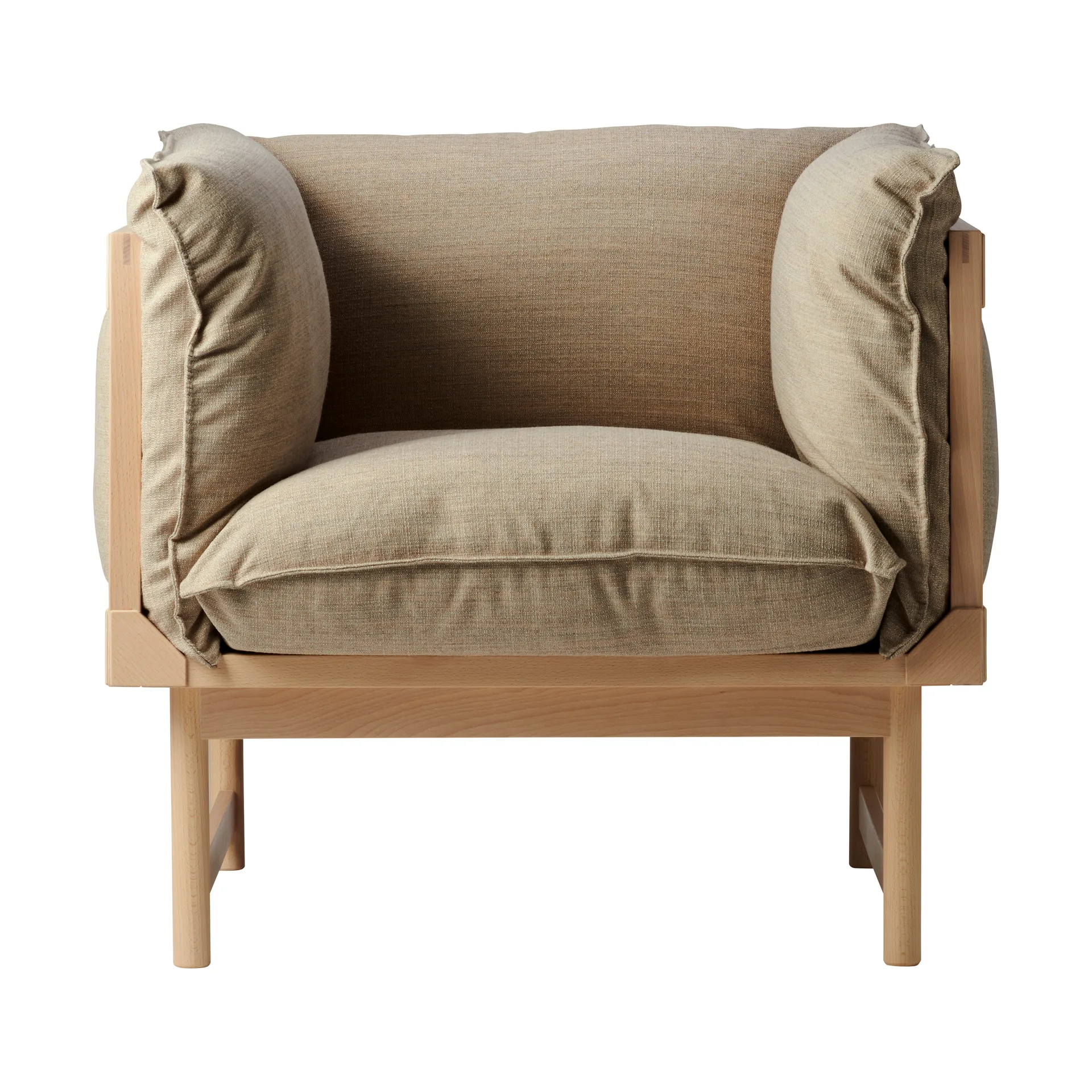 Bleck Fåtölj, Bok-white-foss 0212 Gärsnäs