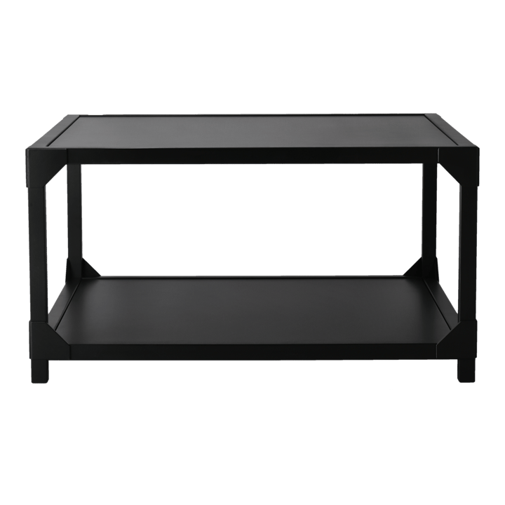 Bleck Soffbord 75x75 cm fanér, Bok-svart bets Gärsnäs