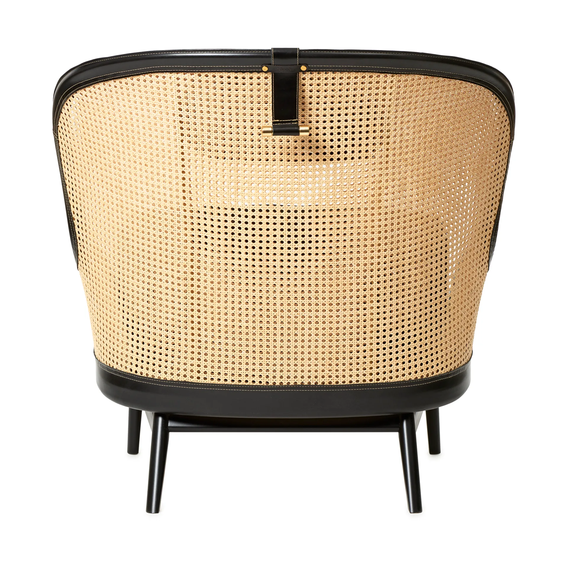 Dandy fåtölj, Bok-sv bets-tärnsjö läder svart Gärsnäs