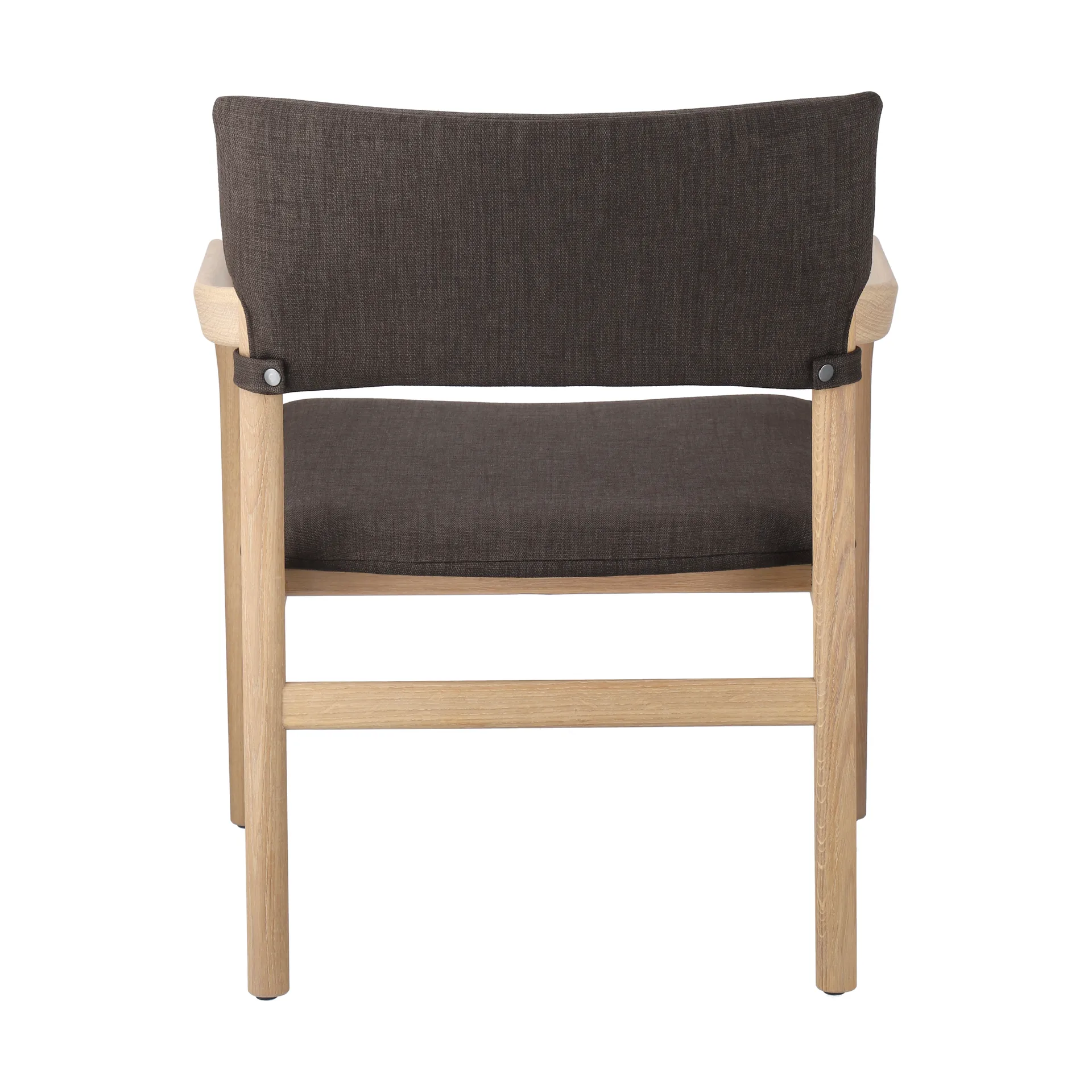 Vyn fåtölj klädd rygg och sits, Monocoat natural-Lido 46 mole Gärsnäs