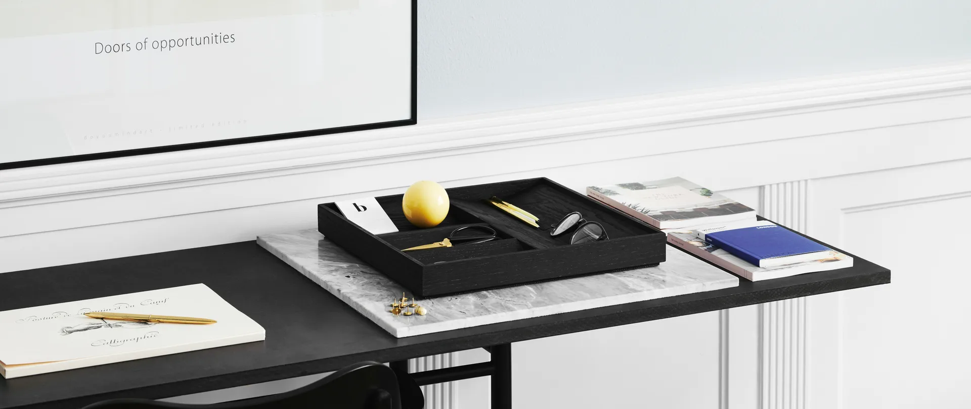 Duune organizer 8 förvaringsbricka, Svart Gejst