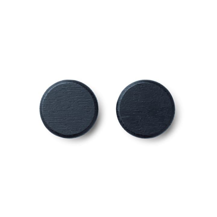Flex Button knoppar till magnetlist 2-pack, Svartbetsad ek Gejst