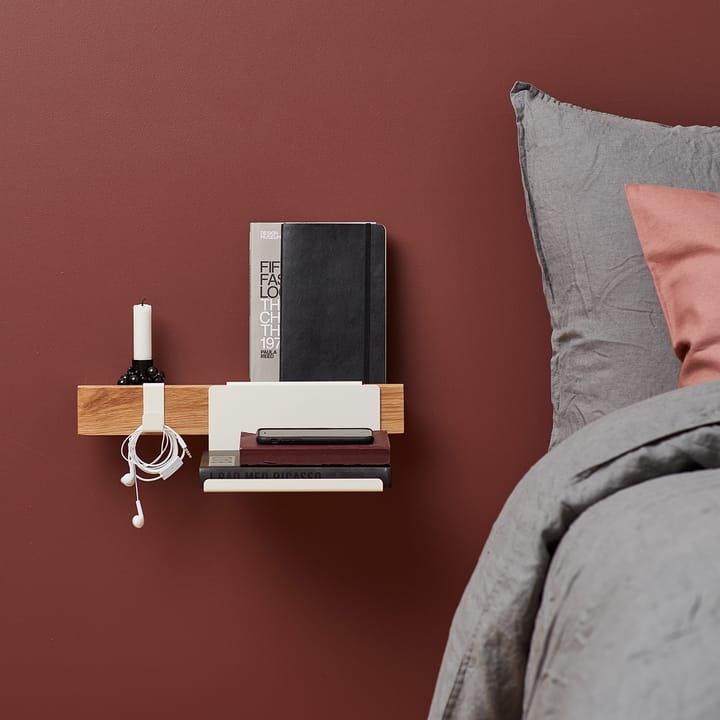 Flex Side Table hylla 32 cm, Vit Gejst