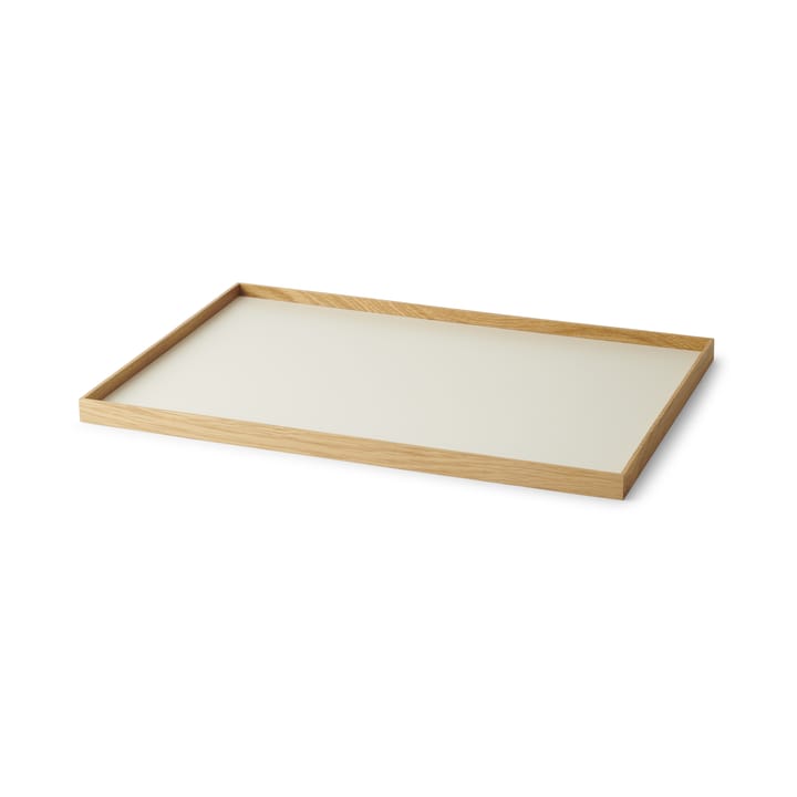 Frame bricka large 35,5x50,6 cm - Ek-beige - Gejst