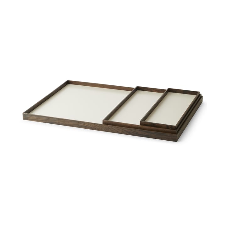 Frame bricka large 35,5x50,6 cm, Rökt ek-beige Gejst