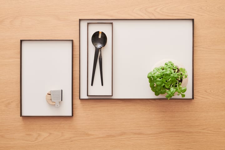 Frame bricka large 35,5x50,6 cm, Rökt ek-beige Gejst