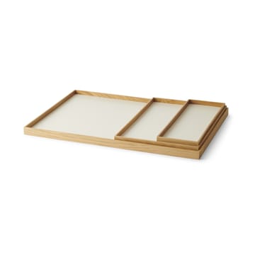 Frame bricka medium 23x34 cm - Ek-beige - Gejst