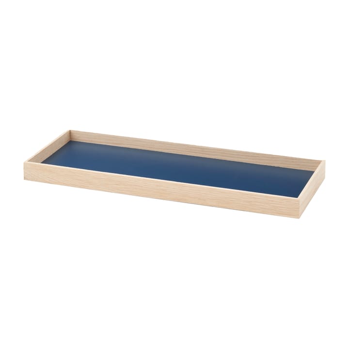 Frame bricka small 11,1x32,4 cm - Ek-blå - Gejst