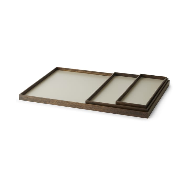 Frame bricka small 11x32,4 cm, Rökt ek-grå Gejst
