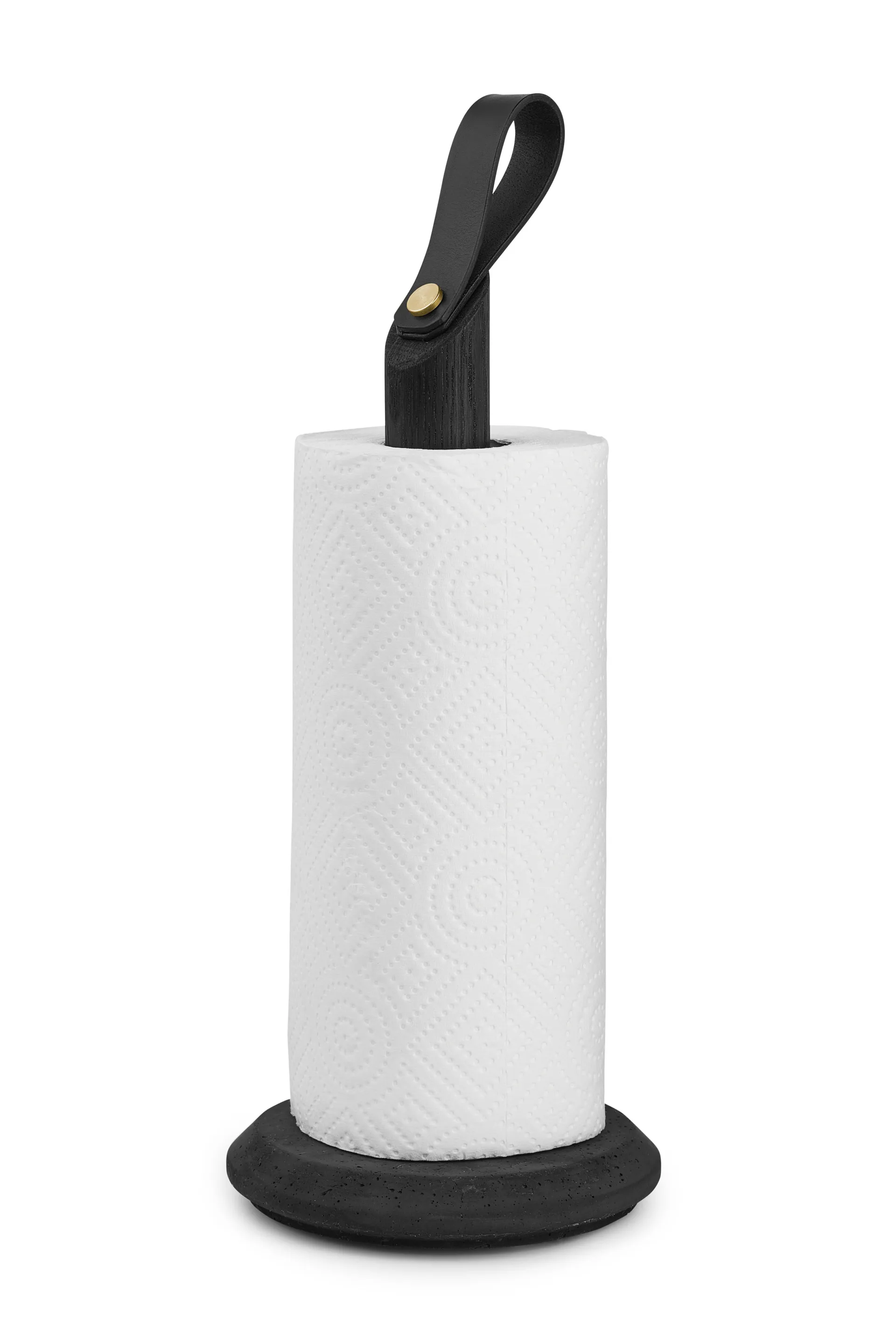 Grab hushållspappershållare, Svartbetsad ek Gejst