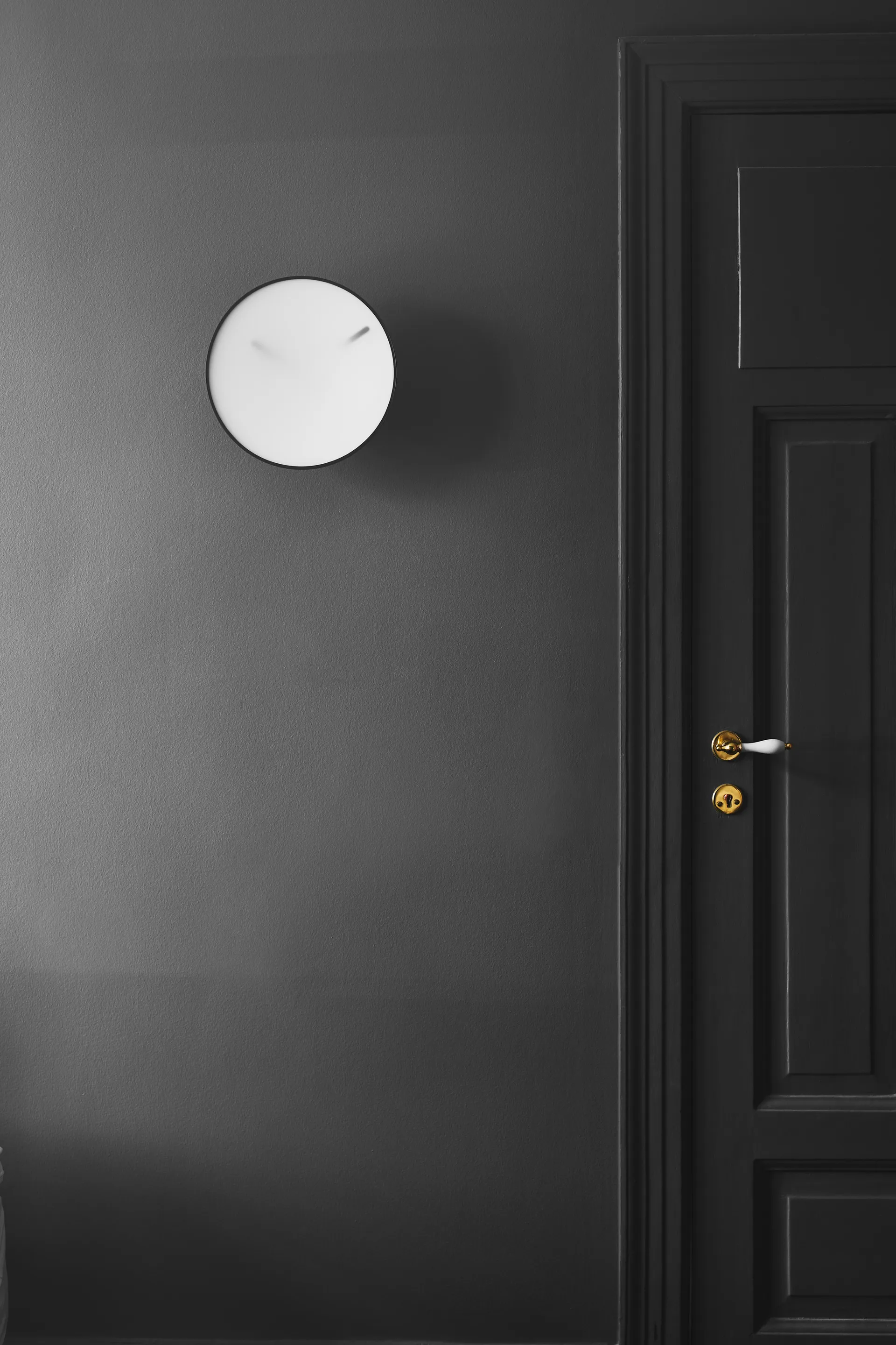 Momentt väggklocka Ø30 cm, Vit Gejst