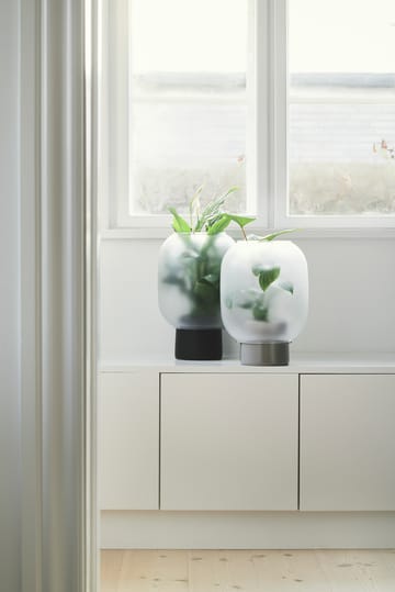 Nebl kruka med frostat glas Ø26 cm - Svart - Gejst