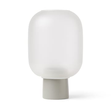 Nebl kruka med frostat glas stor Ø25 cm - Grå - Gejst