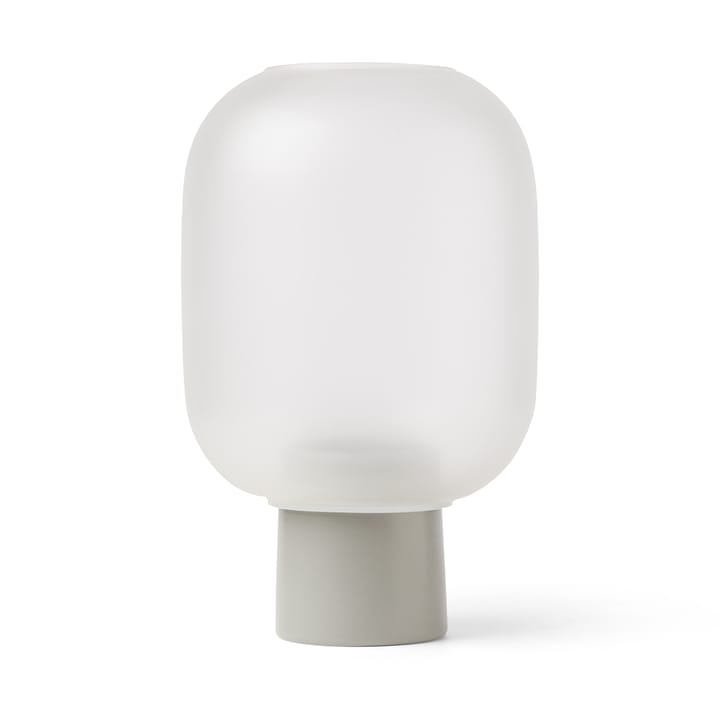 Nebl kruka med frostat glas stor Ø25 cm, Grå Gejst