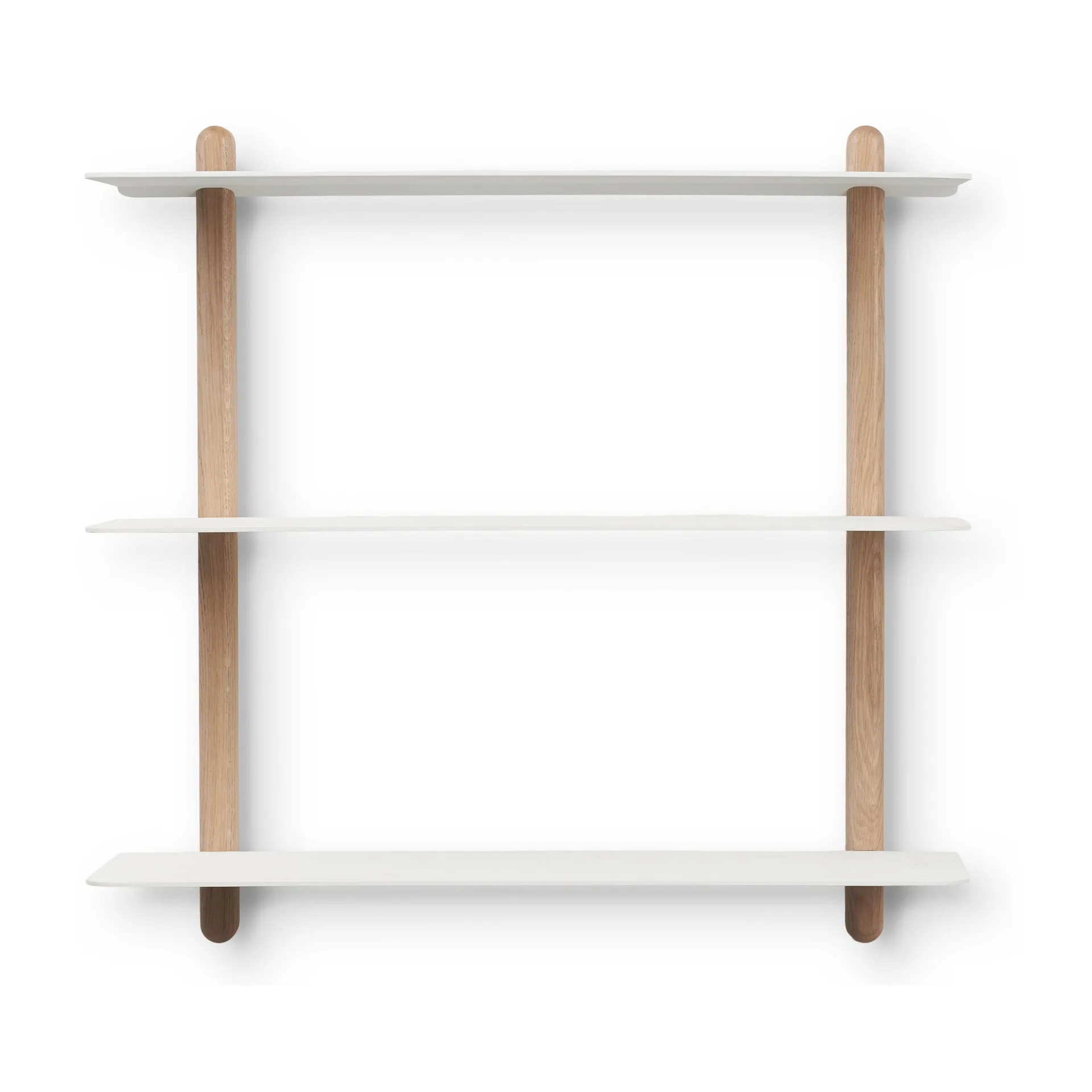 Nivo hylla A large, Ljus ek-vit Gejst