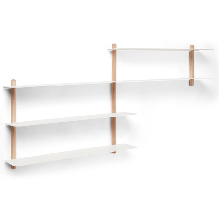 Nivo hylla B, Ljus ek-vit Gejst