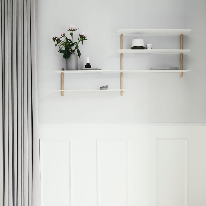 Nivo hylla B, Ljus ek-vit Gejst