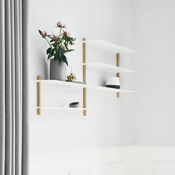 Nivo hylla B, Ljus ek-vit Gejst