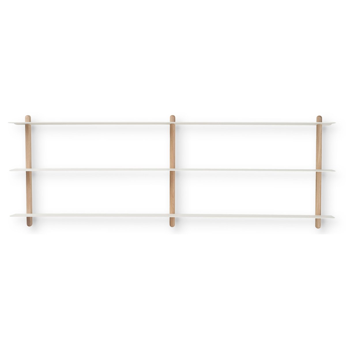 Gejst Nivo hylla D Ljus ek-vit | Skandinavisk Design | Hyllor & Hyllsystem | Vit