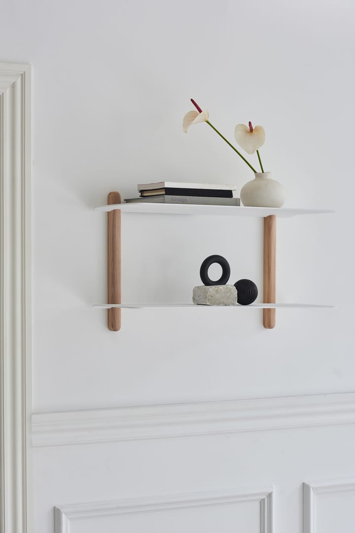 Nivo hylla F large, Ljus ek-vit Gejst