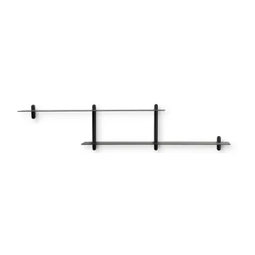 Nivo hylla H large - Svartbetsad ask-svart - Gejst