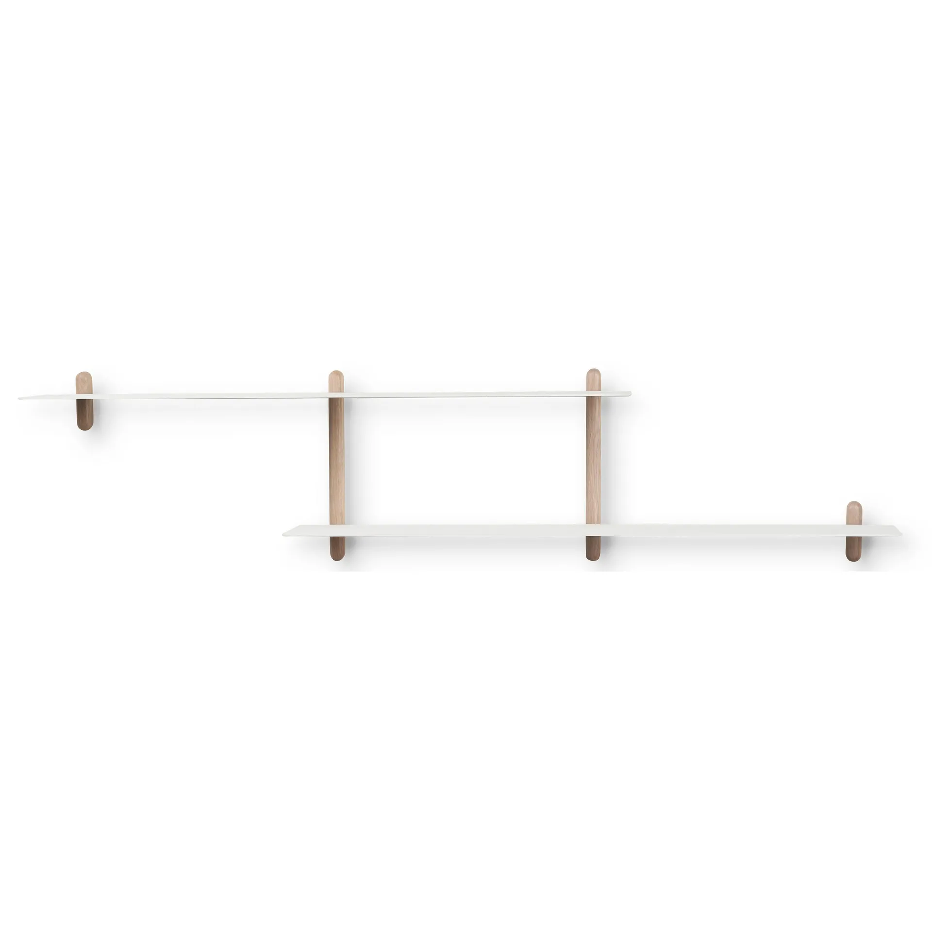 Nivo hylla H, Ljus ek-vit Gejst