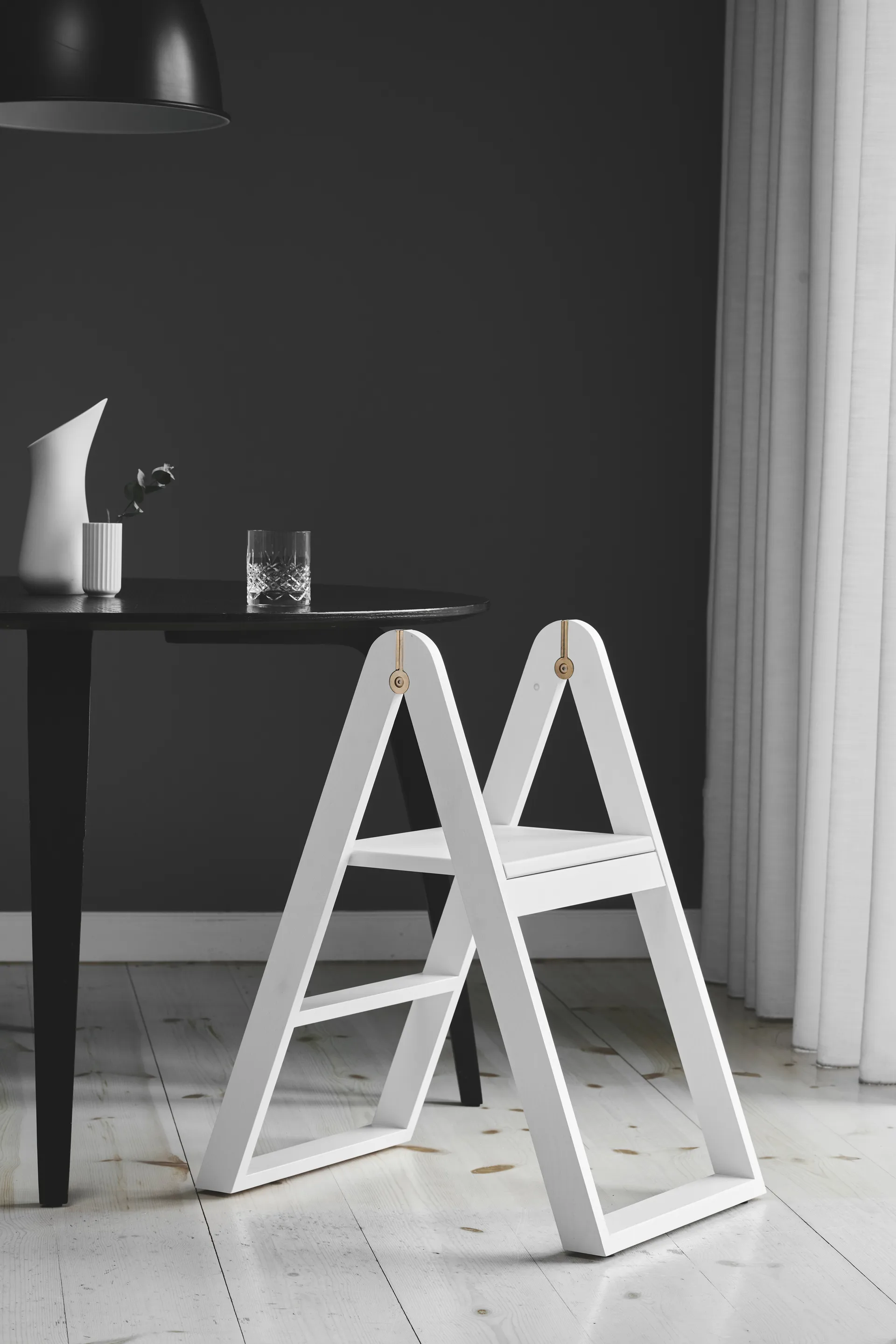 Reech stepladder stege, Vit Gejst