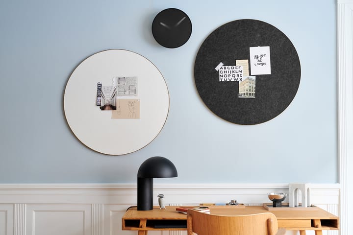 Retell pinboard anslagstavla Ø80 cm, Vit-mässing Gejst