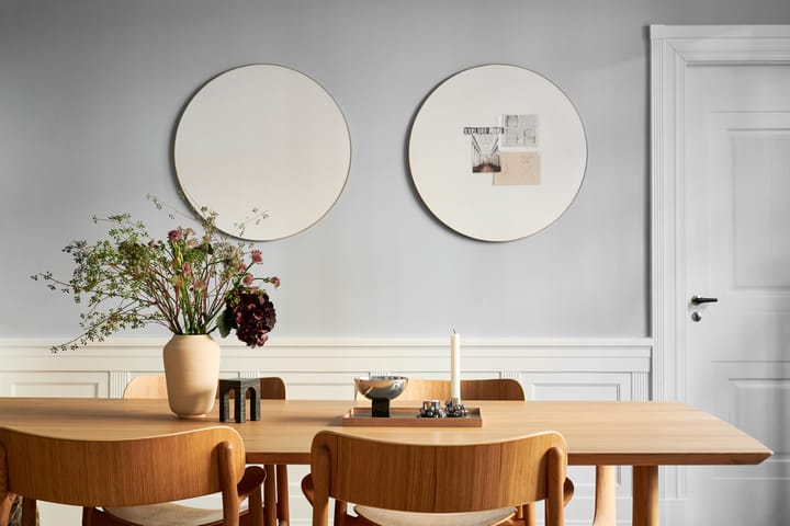 Retell pinboard anslagstavla Ø80 cm, Vit-mässing Gejst