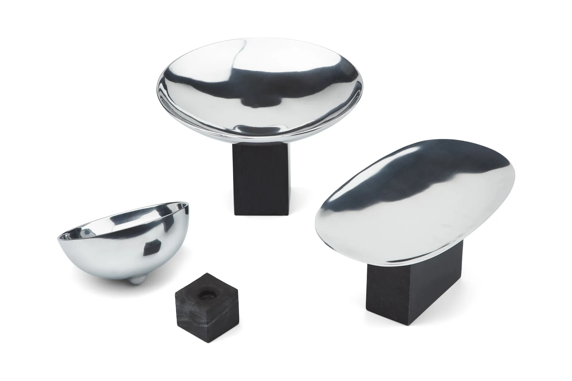 Sapoto skål medium Ø22 cm, Silver Gejst