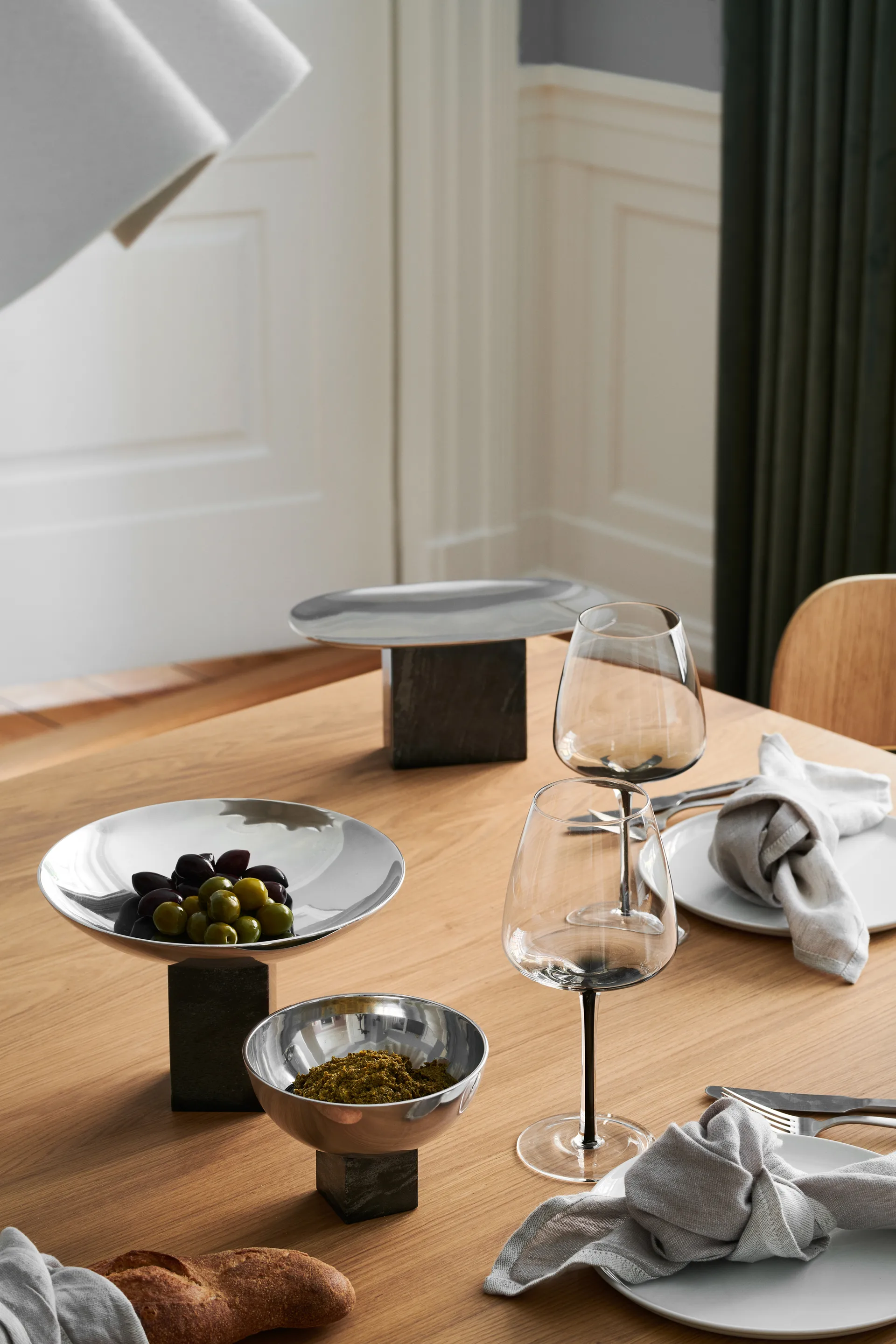 Sapoto skål small Ø14 cm, Silver Gejst