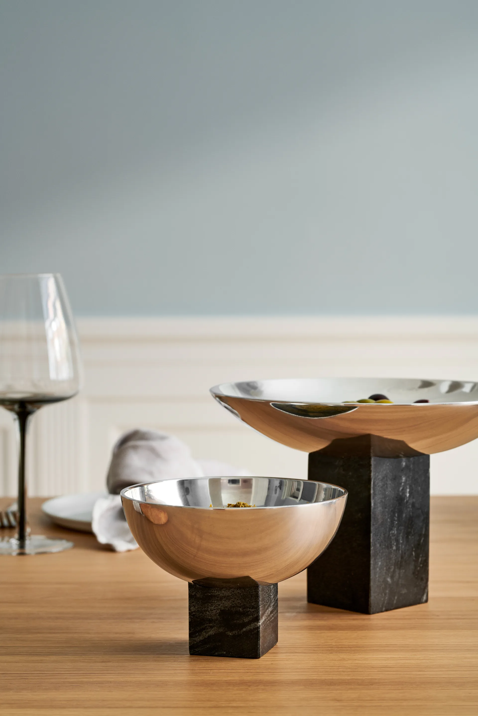 Sapoto skål small Ø14 cm, Silver Gejst