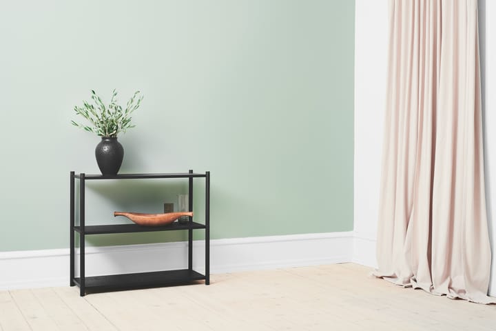 Sceene bookcase A, Svartbetsad ek Gejst