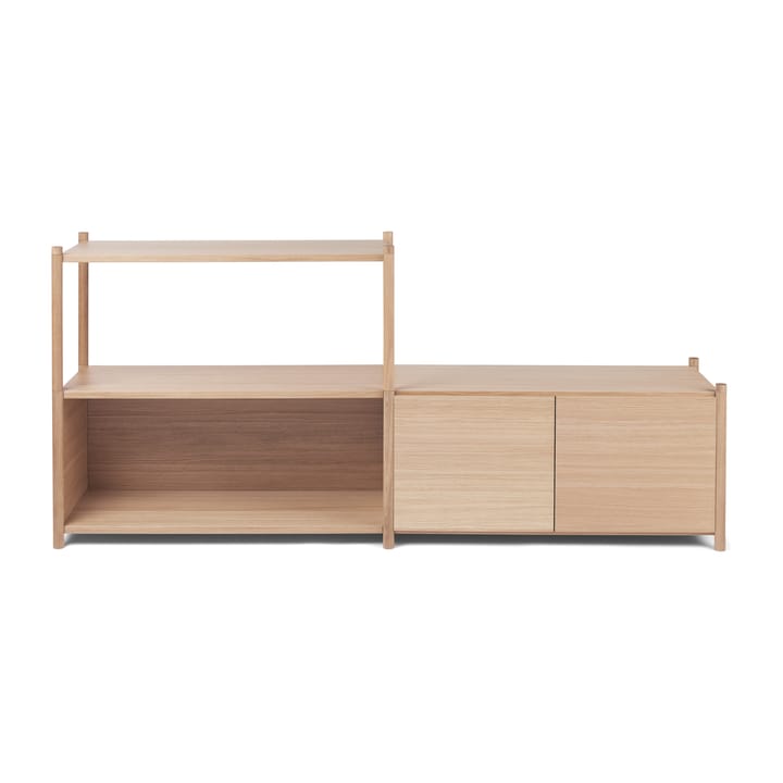 Sceene bookcase D - Ljus ek - Gejst