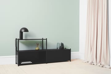 Sceene bookcase D - Svartbetsad ek - Gejst
